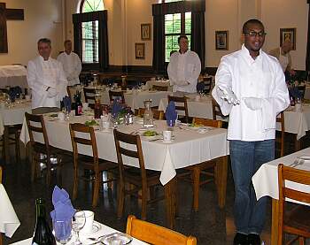 A special supper for the last night